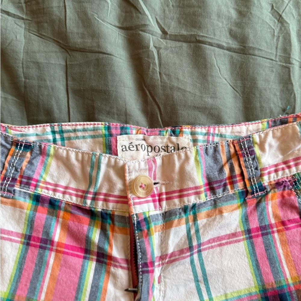 Aeropostale Red and Pink Bermudas Casual Cotton - Picture 2 of 4